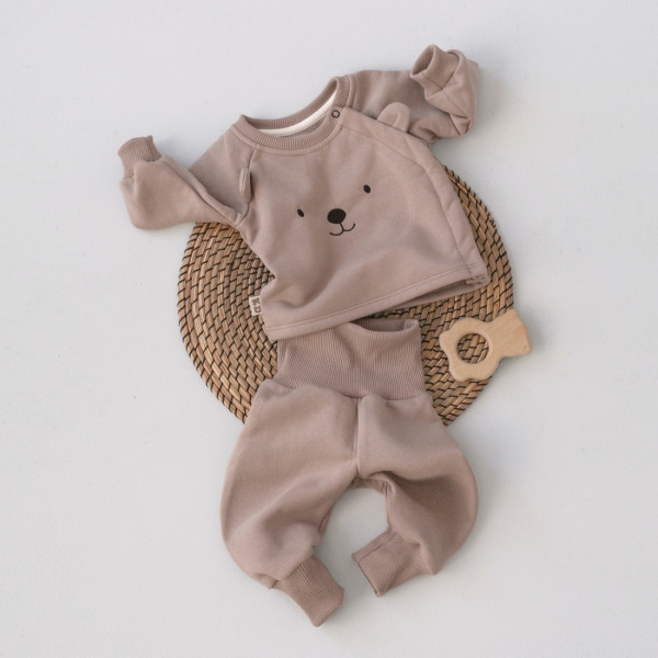 Комплект 2 предмета "Пикколино" начес Бежевый 