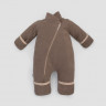 Комбинезон-поддева "Радуга-1",флис, шоколад