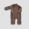 Комбинезон-поддева "Радуга-1",флис, шоколад