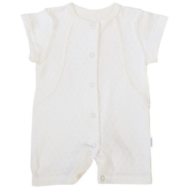 Песочник к/рукав ажур экрю