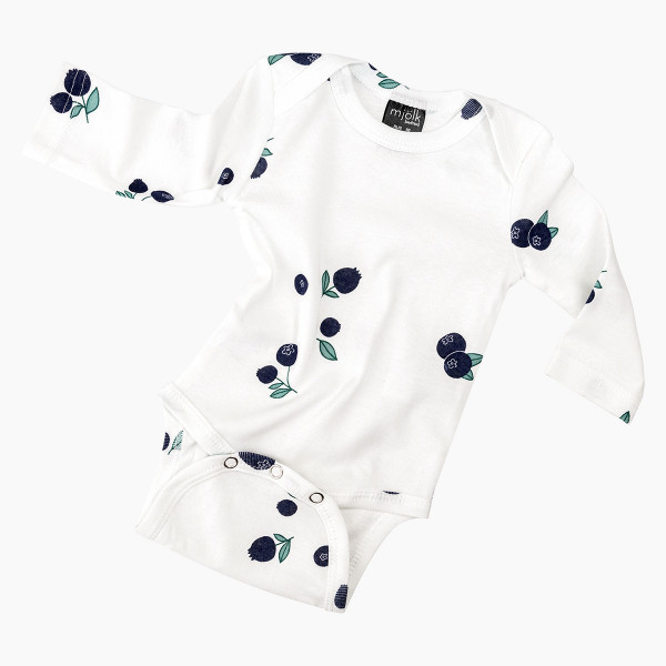 Боди Mjölk Голубика с длинным рукавом