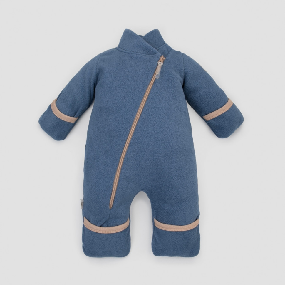 Комбинезон-поддева "Радуга-1",флис, синий