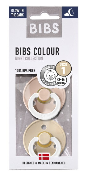 Набор BIBS Colour: Blush Glow/Vanilla Glow, 0-6 месяцев