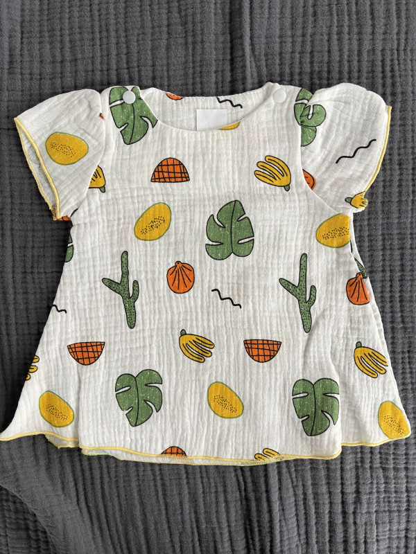 Платье муслиновое «Жатка» Экзотика 