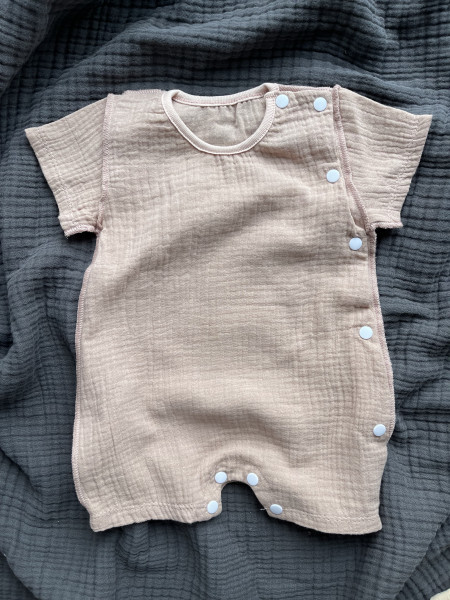 Песочник из муслина Пудровый