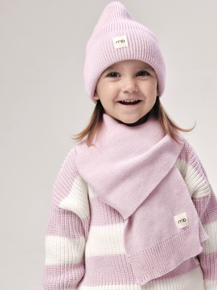 Шарф бейби (хлопок) Лавандовый