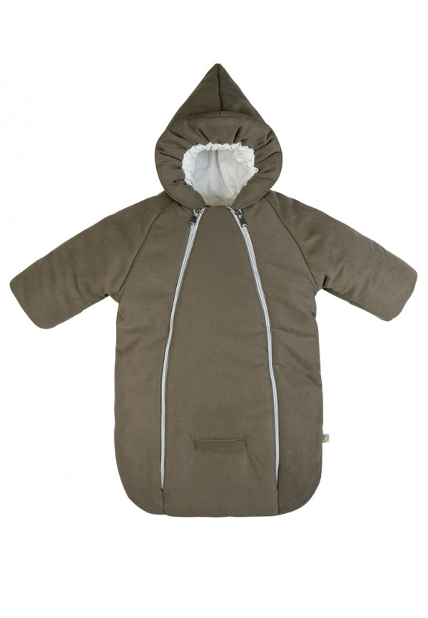 Конверт-комбинезон зимний для новорожденного Айс Шоколад