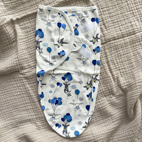 Пеленальный кокон на липучке Воздушные шары 