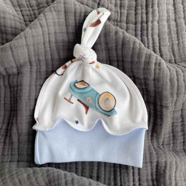 Шапочка-узелок Машинки 