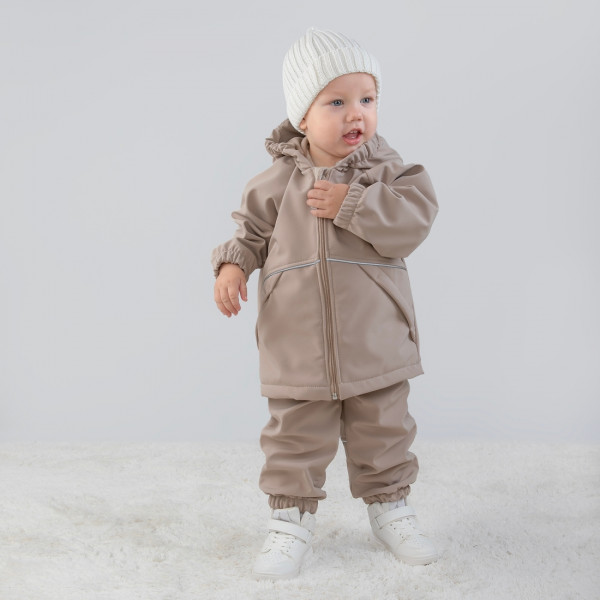 Комплект "Софтшелл" демисезонный, латте