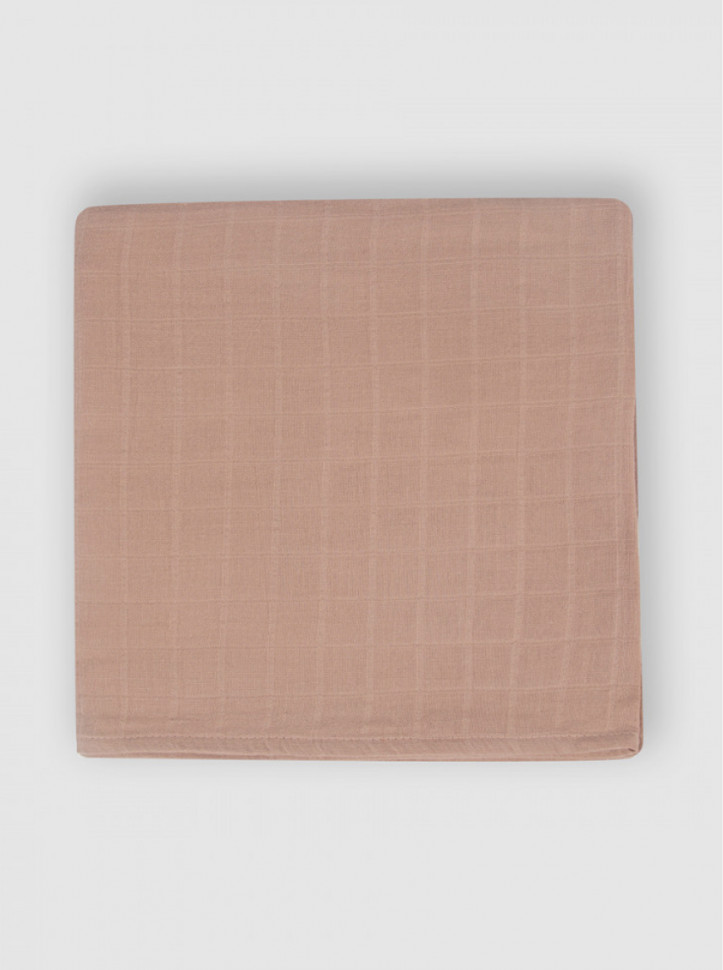 Муслиновая пеленка для новорожденных Пыльная Роза  80х80 см