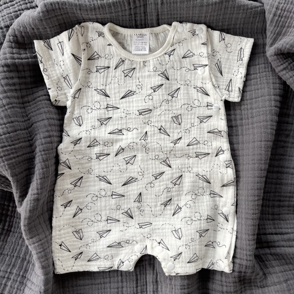 Песочник из муслина Жатка Самолётик 