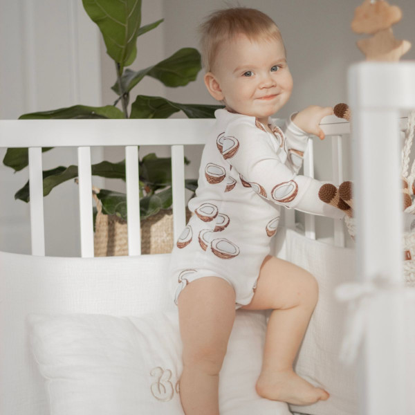 Боди Mjölk Кокосы с длинным рукавом