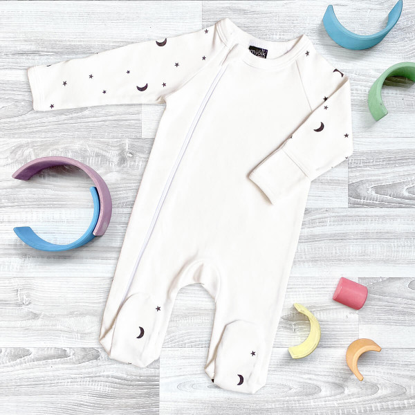 Комбинезон Mjölk Sleep and Play Ночное небо, с рукавом реглан