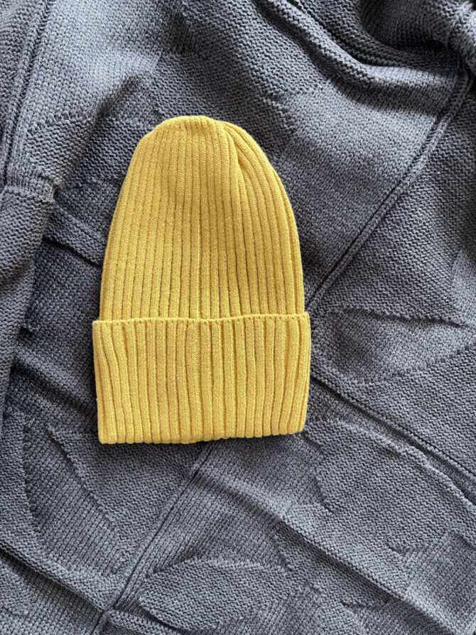 Шапочка тыковка Горчичный 