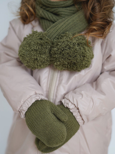 Шарф Оливковый 