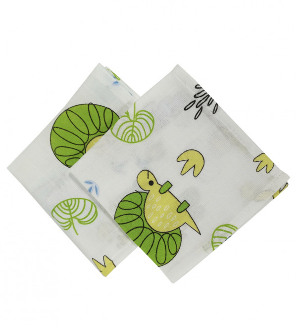 Салфетка муслиновая "Дино" 30х30см в уп 2 шт