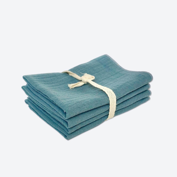 Сет из 4х муслиновых салфеток Mjölk Island Sea