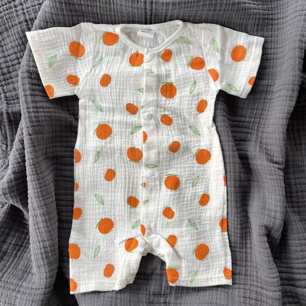 Песочник из муслина Жатка Мандарины 