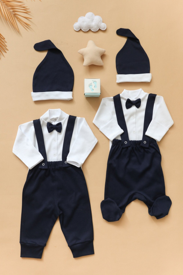 Комплект для мальчика из 3-х предметов Темно-синий