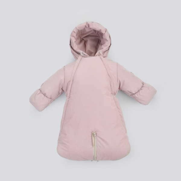 Комбинезон-трансформер "Вельвет", с отворотами, 3 сезона, королевский розовый