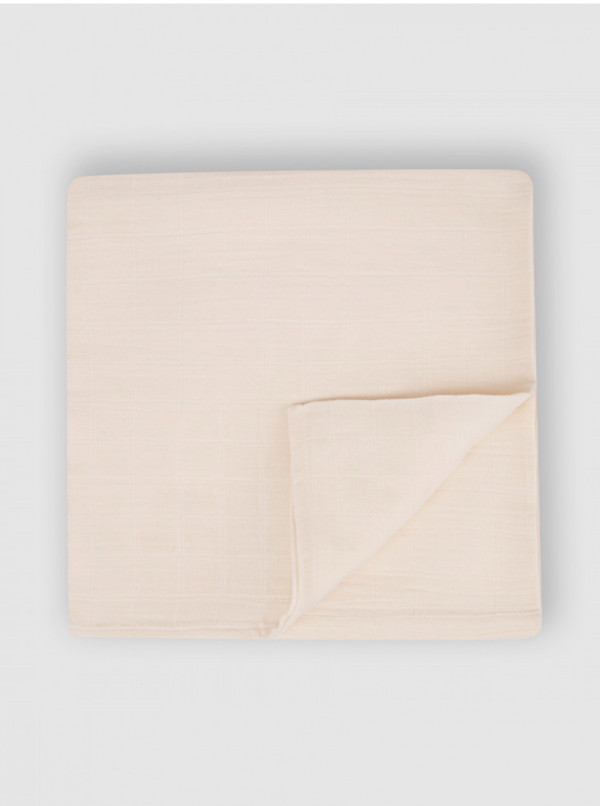 Муслиновая пеленка для новорожденных Пудра 80х80 см