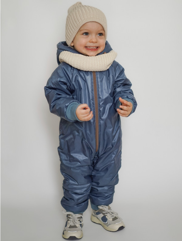 Утепленный комбинезон с манжетами Блюстоун
