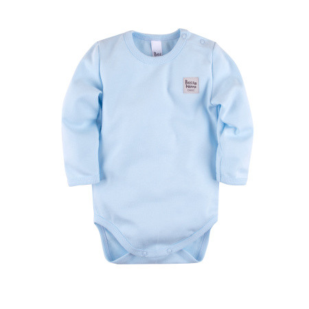 Боди с длинным рукавом Голубой