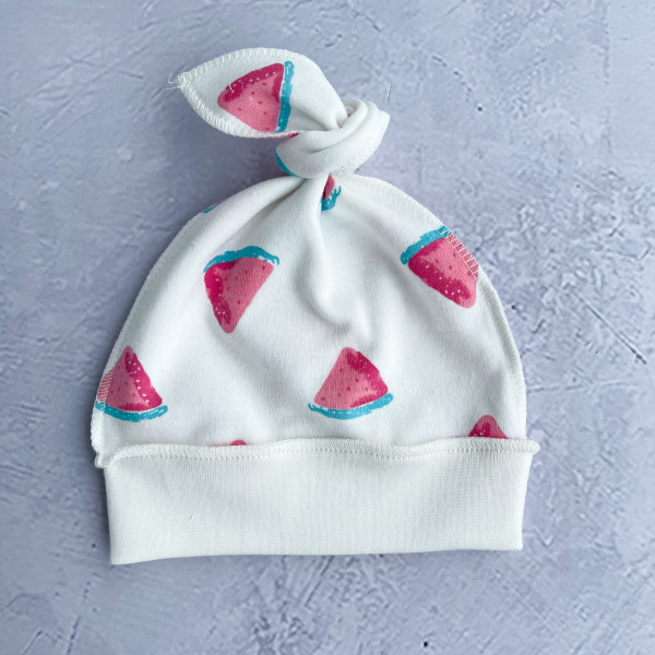 Шапочка-узелок Арбуз