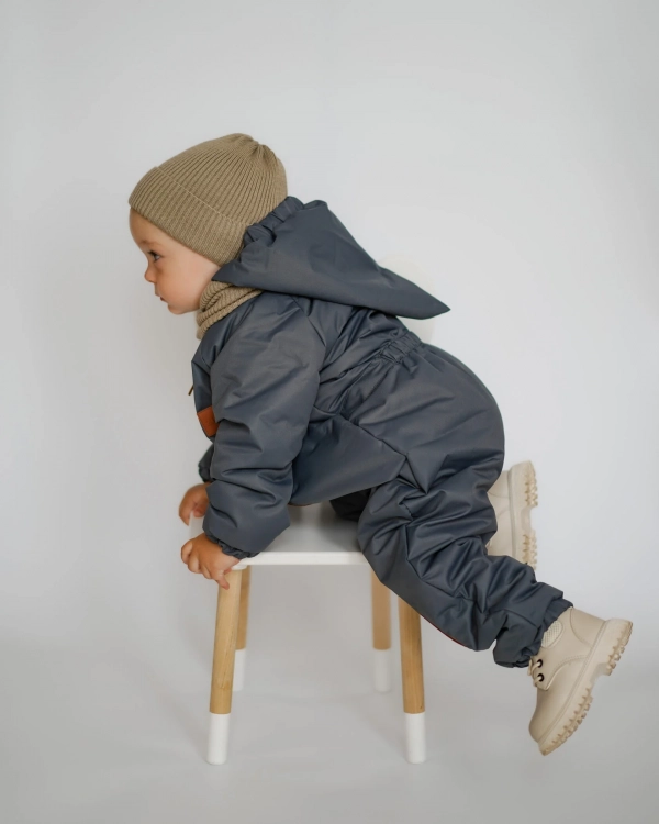 Комбинезон Супер Стар темно-серый