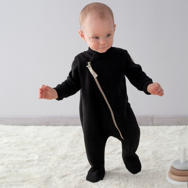 Комбинезон-поддева "Topolino" футер Черный