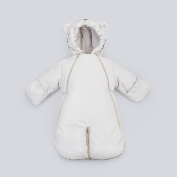 Комбинезон-трансформер "Новый Пикколино", с отворотами, 3 сезона, слоновая кость