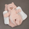 Комплект на выписку 5 предметов "Пушуня", демисезонный, пудра