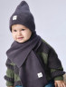 Шапка 1x1 (хлопок) Антрацит 