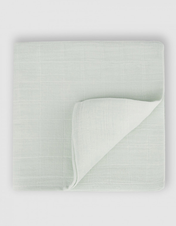 Муслиновая пеленка для новорожденных Мята 120х120 см