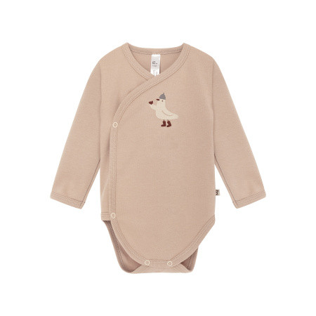 Боди с длинным рукавом «Латте» Гусь
